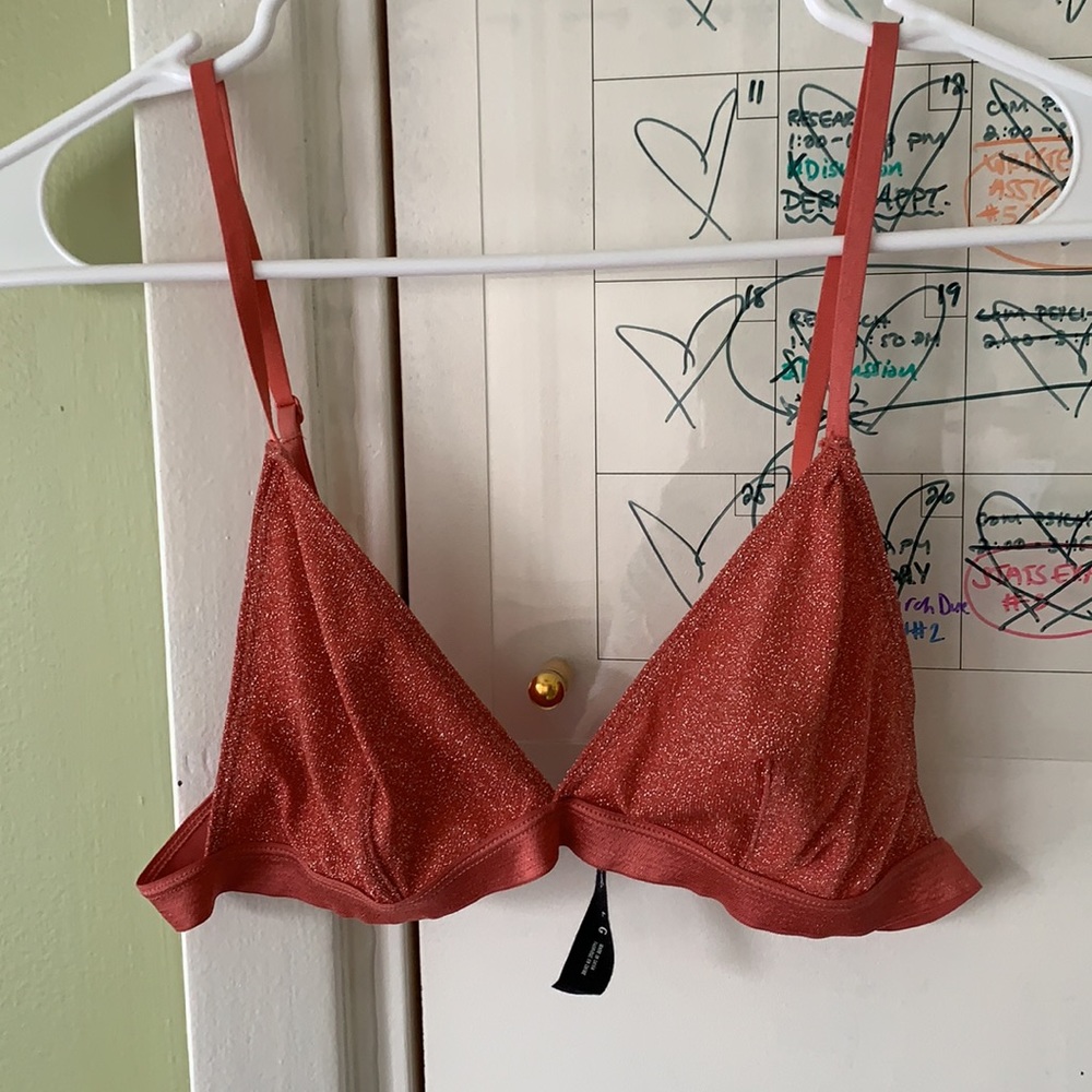 GLITTER PINK BRALETTE
